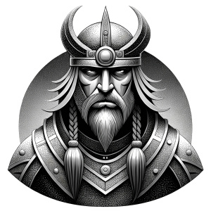 Heimdall The Bifröst's bridge keeper 2d pattern tattoo

