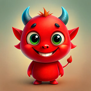 cute red devil