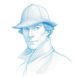 Sherlock Holmes,19th century, Deerstalker hat,