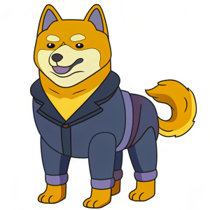 Shiba Inu - its characters from meme, with body and head like dog