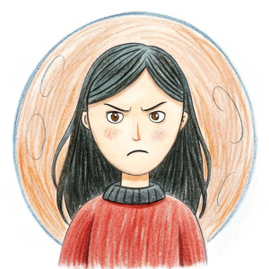 With the inscription "What do you hate?"