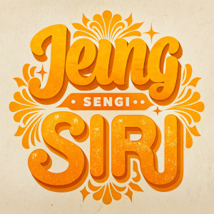  Typography: Use simplye  bold and fun fonts for " Jeng sri "