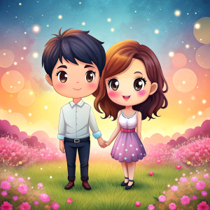 lover cartoon love background