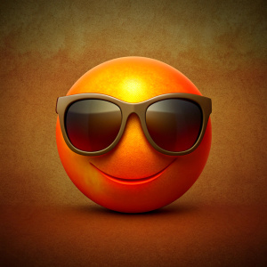  dark glasses emoticon