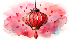 Chinese red lantern