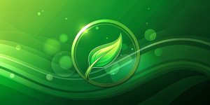 Environmental Product Declaration abstract green background