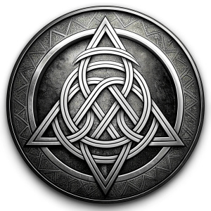 nordic symbol Odins-Knoten oder das Valknut Symbol