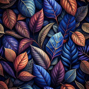 black leaves background