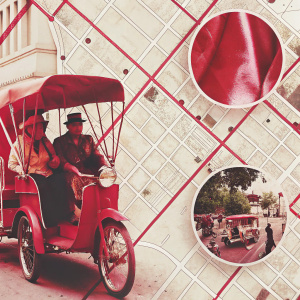 Interactive map of Yogyakarta. Icons highlight museums, parks, and historical sites. Detailed street grid. Pop-up descriptions and photos of attractions