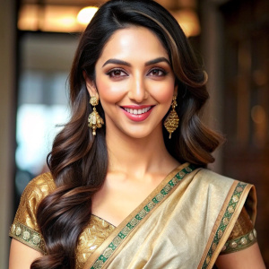Kiara advani cute smile, wearing hot traditional saree, beautiful look