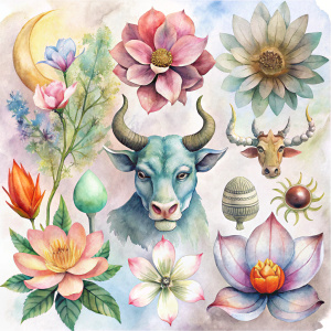 Magnolia (flower) Bull (Chinese) Mountain ash (Druids) Camel (Zoroastrian) Toth (Egypt) Jaguar (Maya) Yarilo – the god of the Sun (Slavs) Elephant (India).