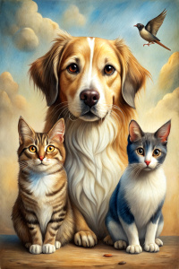 Pets: dog,cat,bird