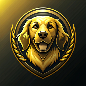 Golden Retriever logo design