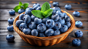 delicious blueberries 