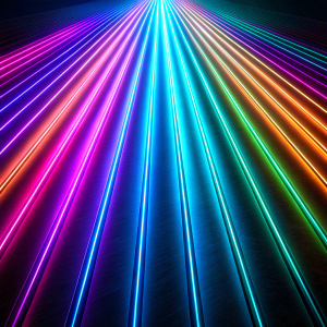 neon LINES colours