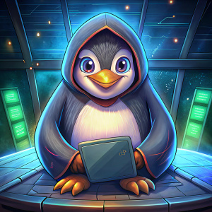 Eres un pingüino hacker ciberatacante.