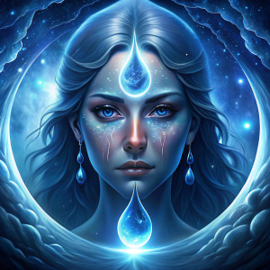 They say that this is the tear of Selemine, the goddess of the Moon.