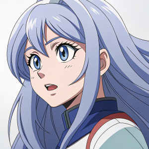 Nejire Hado, intricate digital illustration. Anime-inspired design, detailed close-up. Digital art style