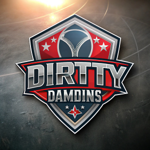 name Dirty diamonds softball logo.