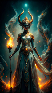 Eris (Greek Mythology): Eris, the goddess of discord in Greek mythology, is a powerful and chaotic figure. She is well-known for the "Golden Apple" story.