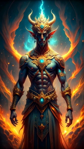 Ahriman (Zoroastrian Mythology): Ahriman is considered the god of evil in Zoroastrian mythology. Engaged in a perpetual struggle against the god of good, Ahura Mazda, Ahriman possesses corrupting and destructive powers.