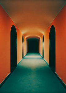 Liminal space, empty hall