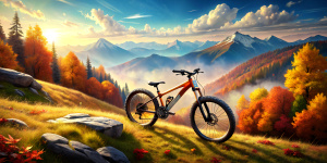 downhill moutain bike at Jura metabief france in autumn