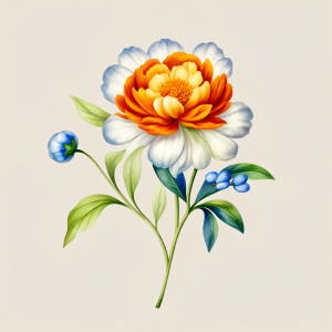 one beautiful flower