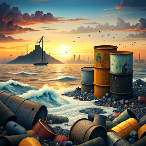 waste oil sea