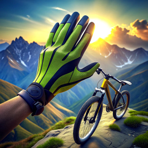 mountain biking hand glove