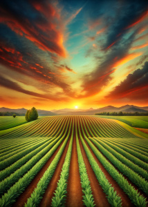 create a field of crops