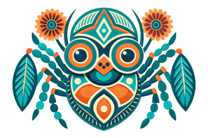 Peacock Spider, illustration