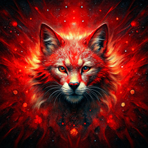 
red background