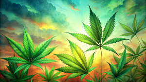 marijuana leaves 