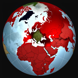 World war 1 allied powers and alliance states map