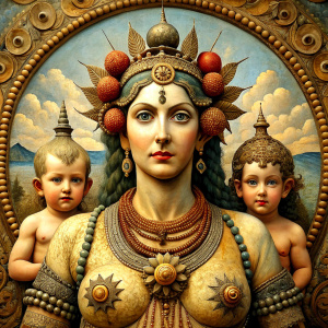 mother's savage daughter by Ravi Zupa and Piero di Cosimo