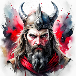 vikings perfect realistic art, high-definition, high-definition grey and black, white background 