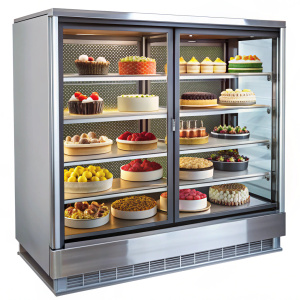 
refrigerated cake display fridge 