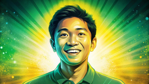 emprendedor inspirador motivador color amarillo verde robert kiyosaky mas joven