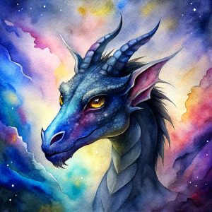 black dragon icon for videogame