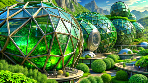 Infrastruktur Vehicles Green Nature Glas Building civilized Humans No Man's Sky Space Hangar