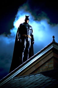 
Batman on the roof

