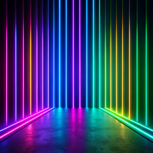 neon LINES colours