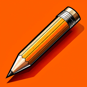 illustration of a pencil