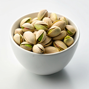 pistachios in bowl