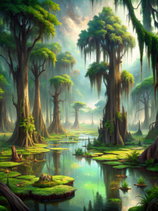 fantasy swamp world