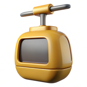 cable car emoji without background