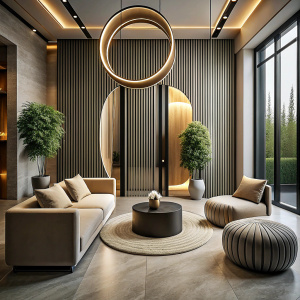 Interior design of a modern apartment in Russia