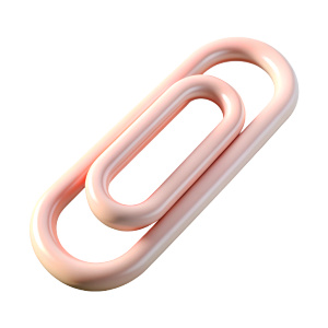 paper clips, white background