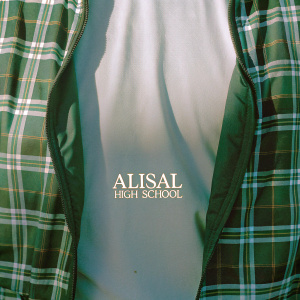 Digital artwork featuring Alisal High School's emblem. Set against a minimalist white backdrop. Text below reads 'Alisal High School' in sleek, modern font. Green plaid pattern integrated into logo design, reflecting school's visual branding.